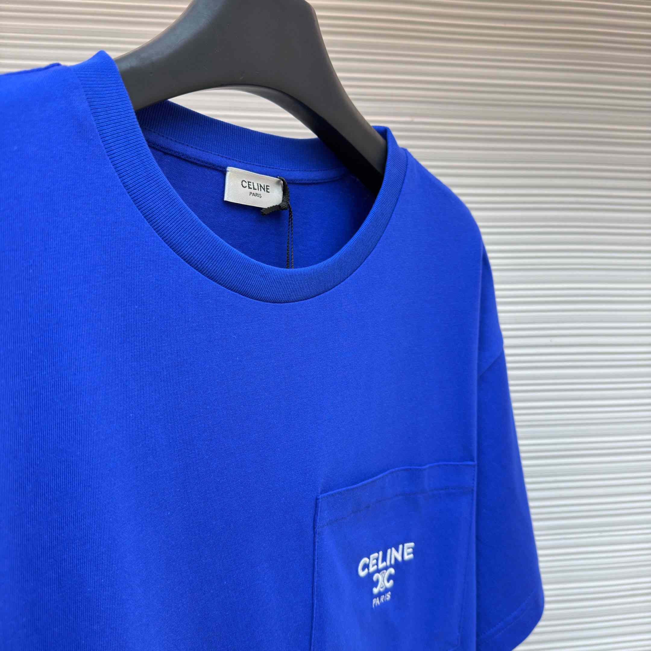 Celine T-SHIRT IN Cotton Jersey - DesignerGu