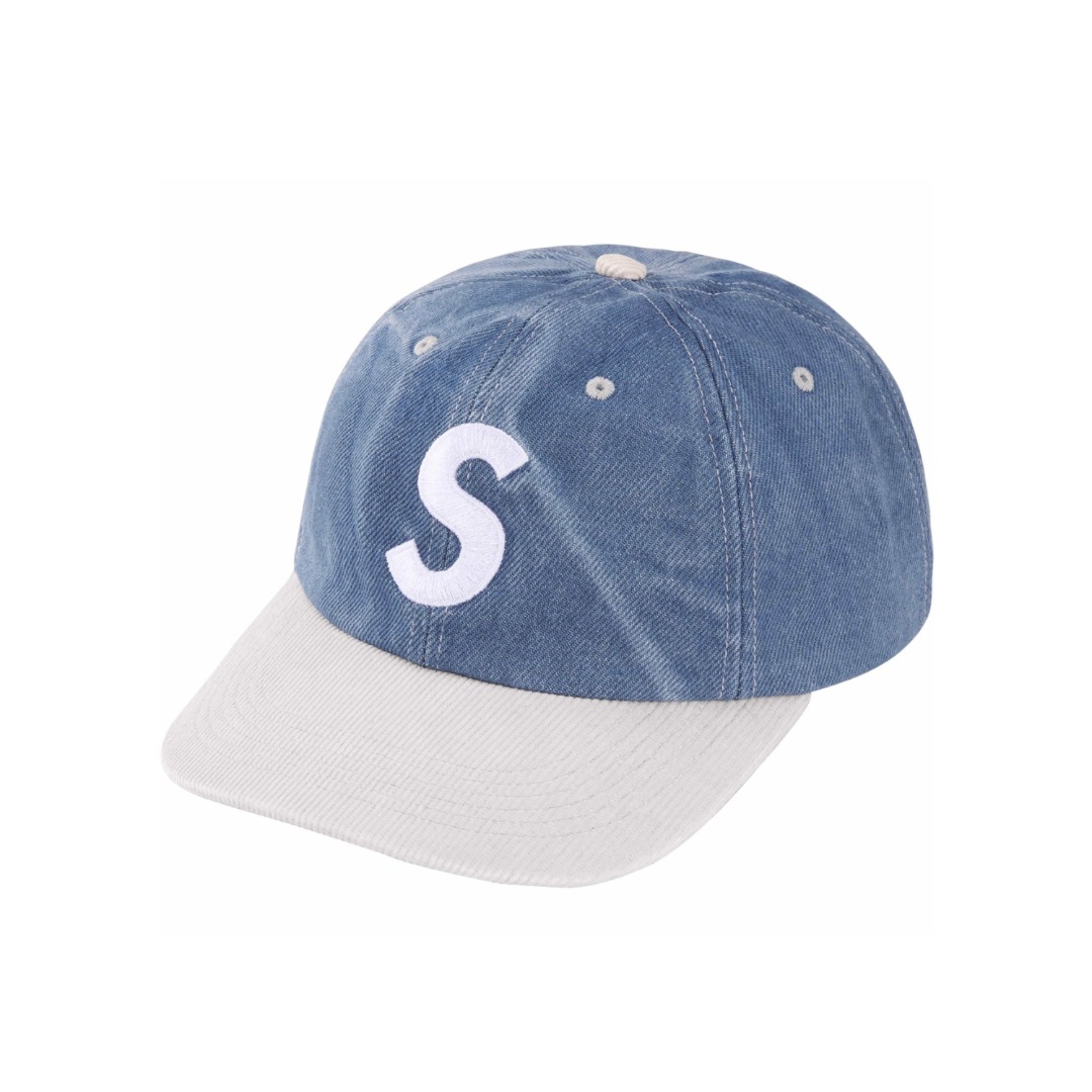 Supreme 2-Tone S Logo 6-Panel 'Washed Denim' - DesignerGu