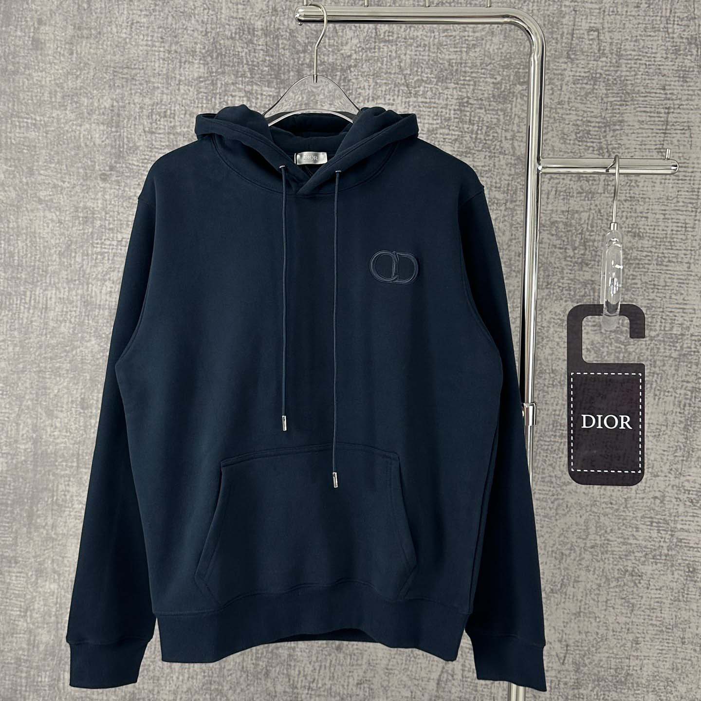 Dior CD Icon Cotton Hooded Sweatshirt - DesignerGu