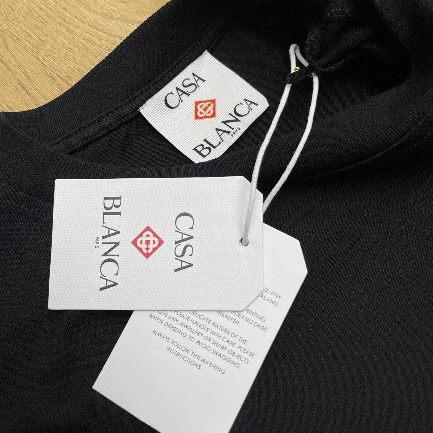 Casablanca Black Diamond Logo Short Sleeve T‑Shirt C1001 - DesignerGu