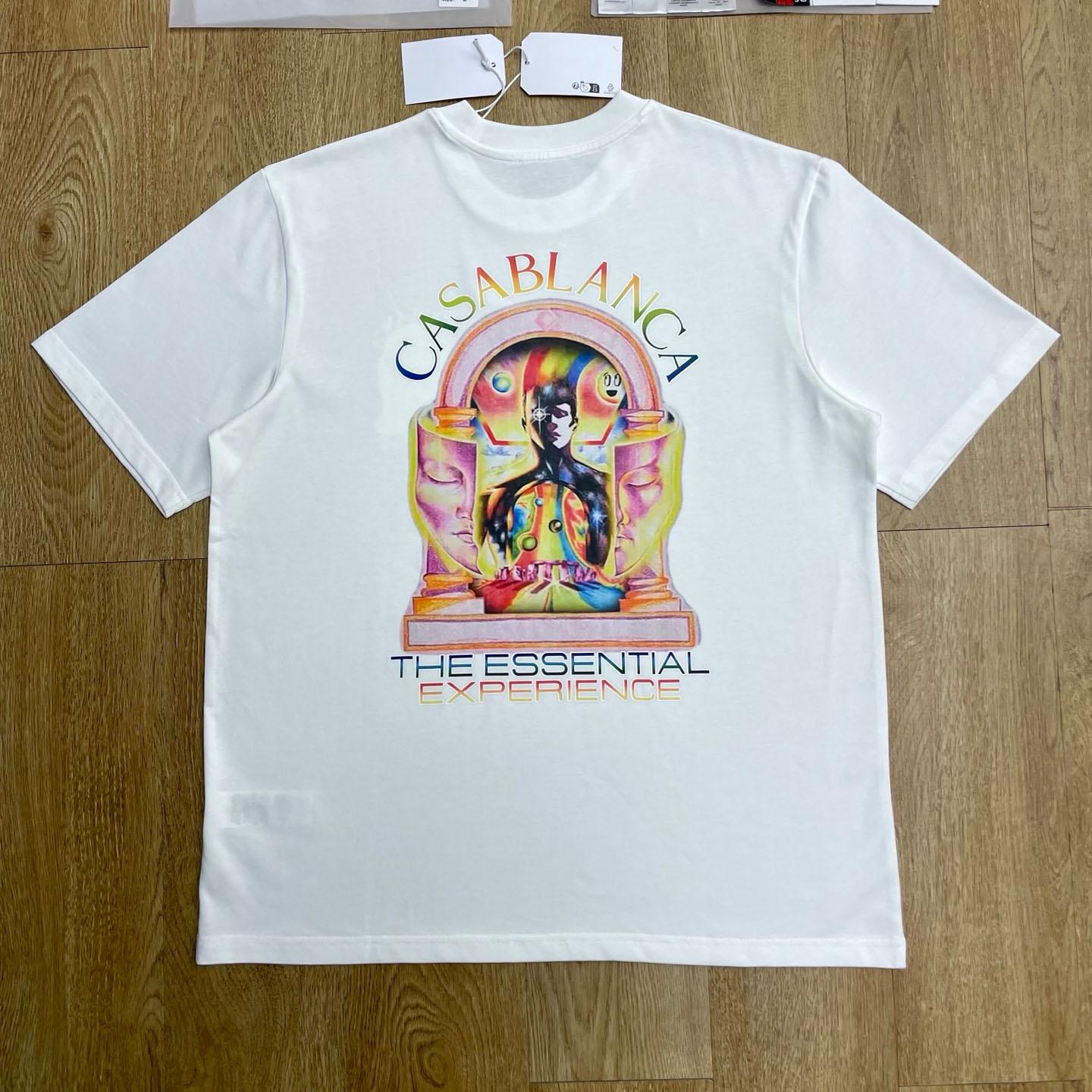 Casablanca Essential Experience printed cotton T-shirt  C1114 - DesignerGu