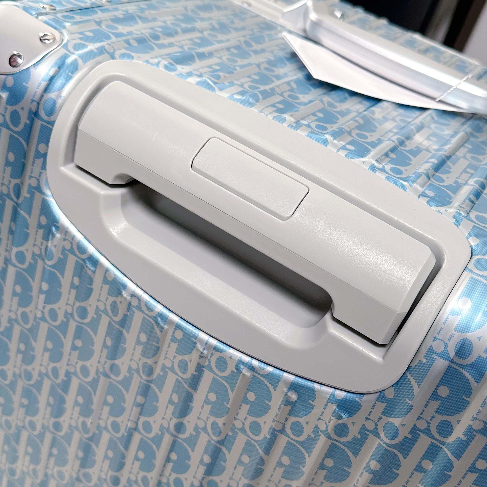 Christian Dior x Rimowa Aluminum Gradient Cabin Luggage - DesignerGu