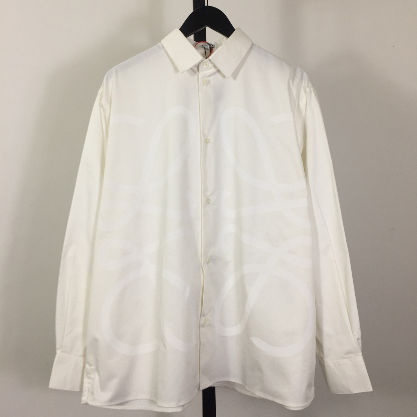 Loewe Embossed Logo Shirt - White - DesignerGu