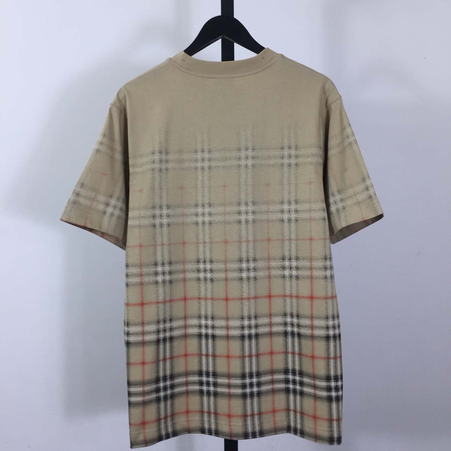 Burberry Gradient Check Cotton T-shirt - DesignerGu