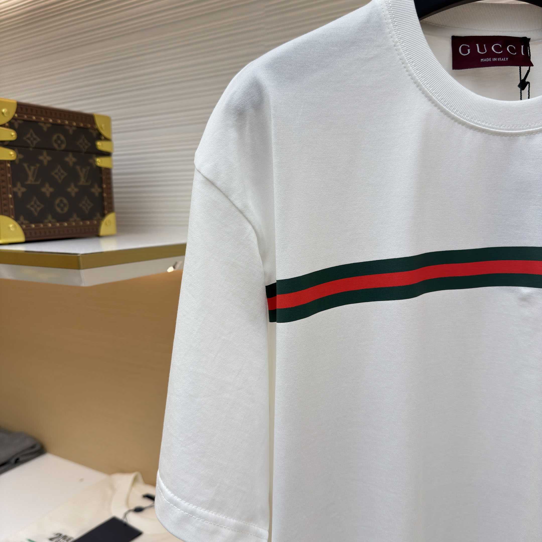Gucci Cotton Jersey T-shirt With Print - DesignerGu
