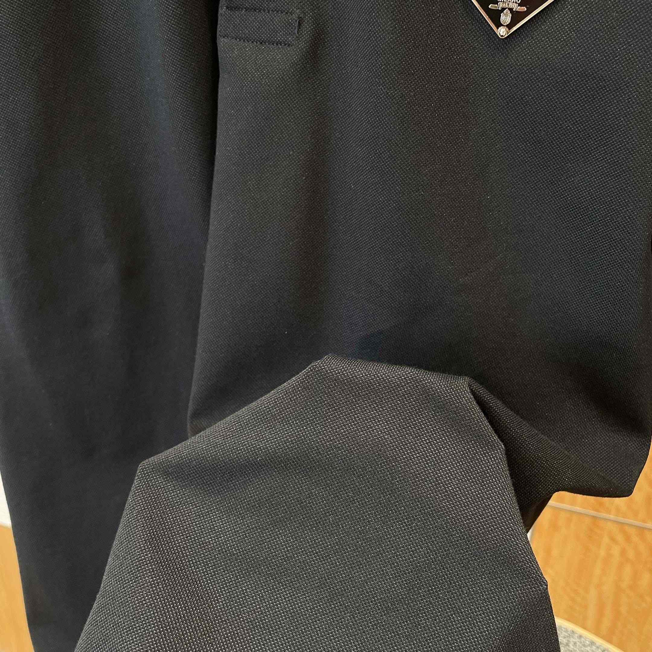 Prada Piqué Polo Shirt - DesignerGu