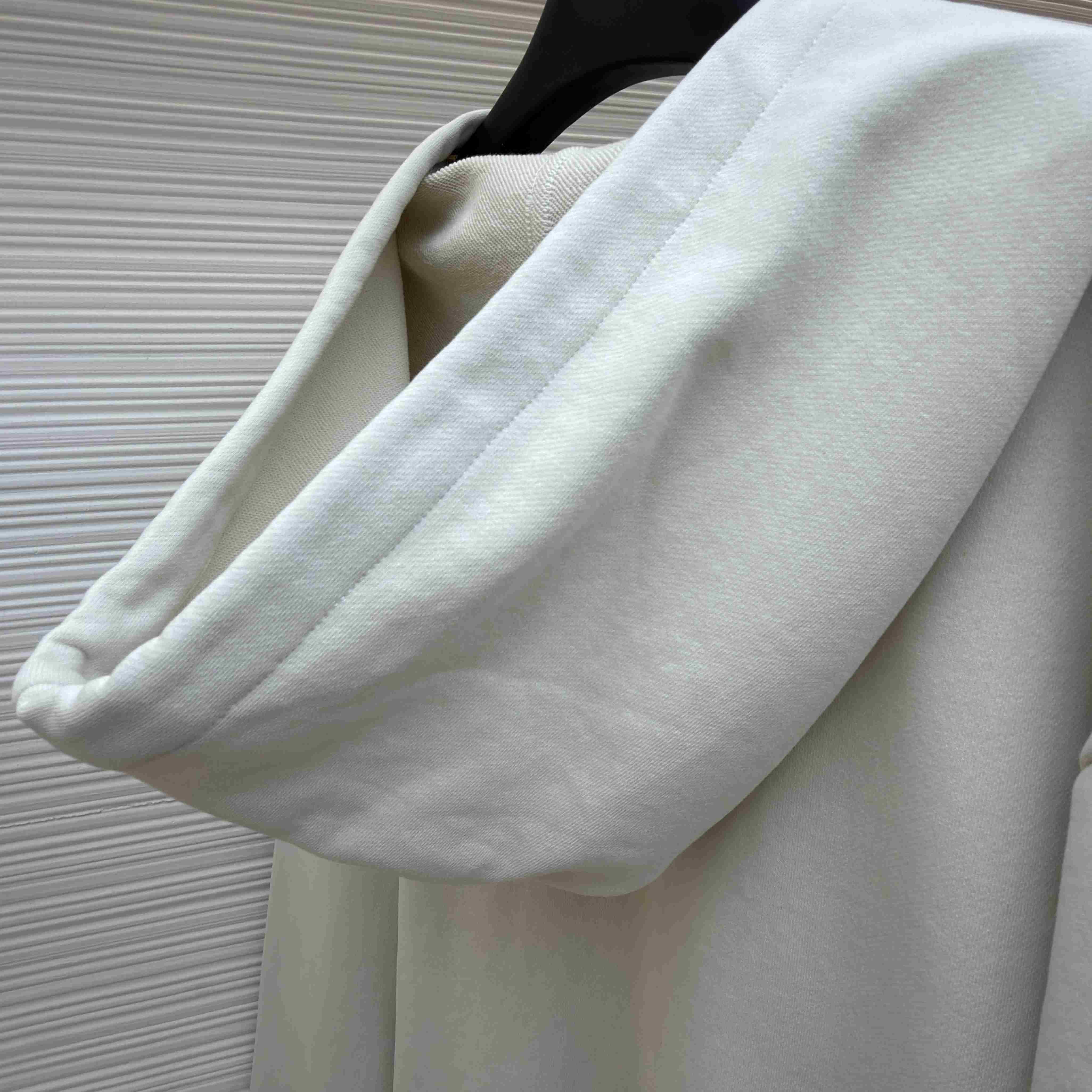 Prada   Cotton Fleece Zipper Hoodie - DesignerGu