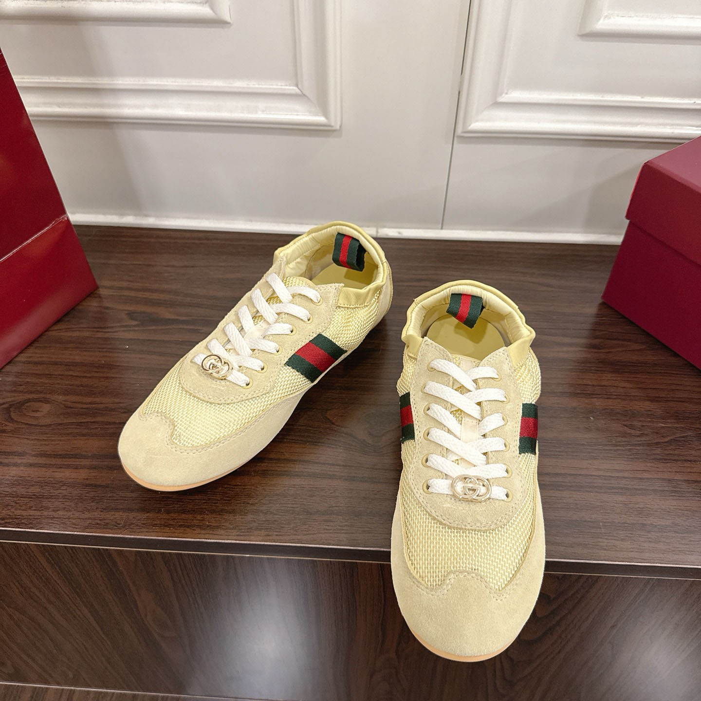 Gucci Women's Gucci Shift Sneaker - DesignerGu