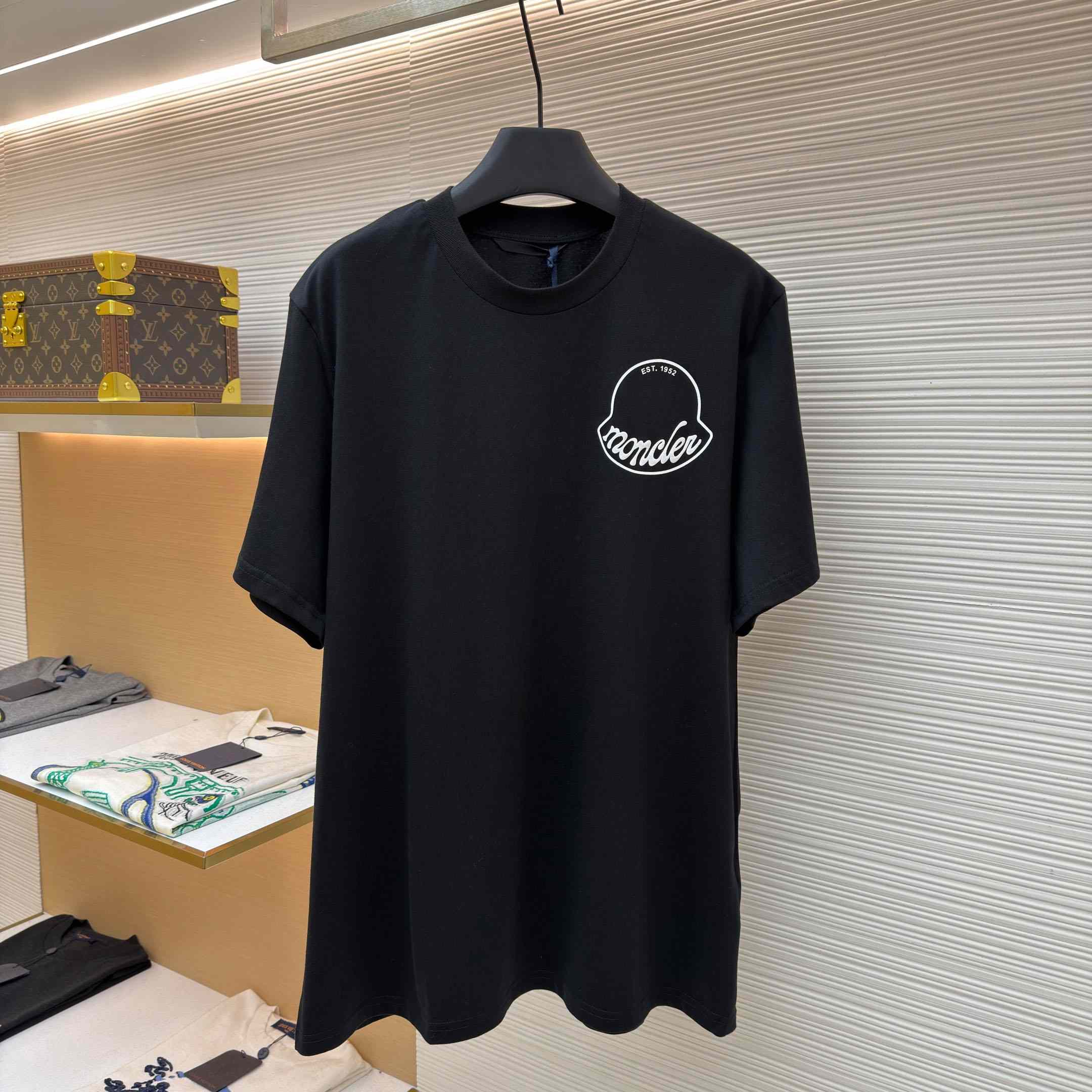 Moncler Logo Cotton T-Shirt - DesignerGu