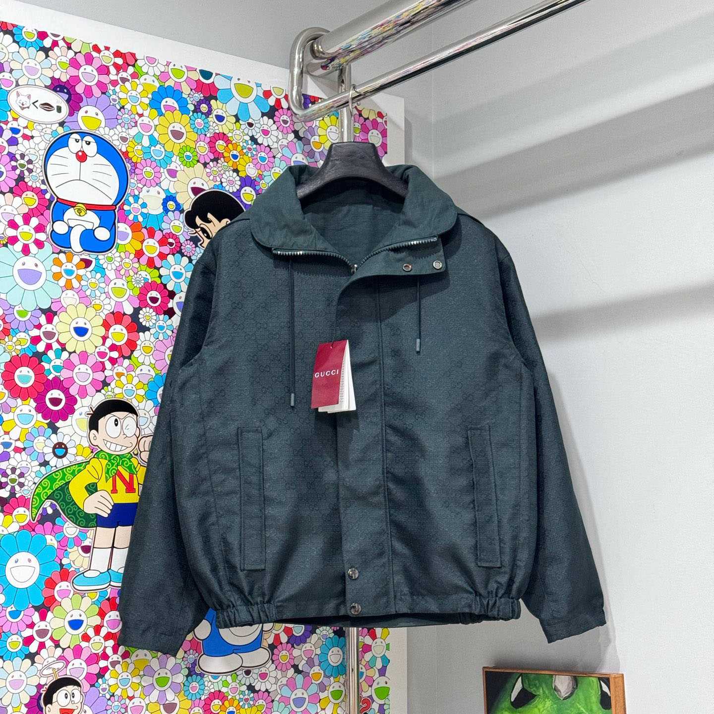 Gucci Reversible Cotton Ripstop Zip Jacket - DesignerGu