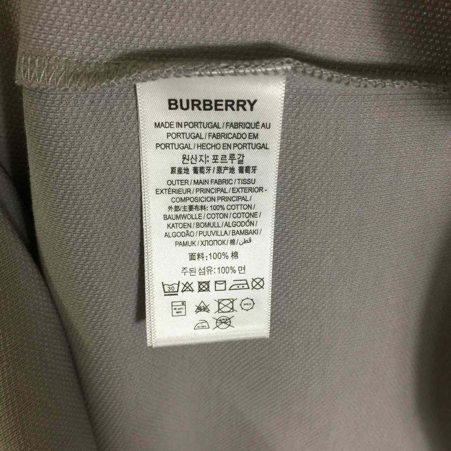 Burberry Cotton Polo Shirt - DesignerGu