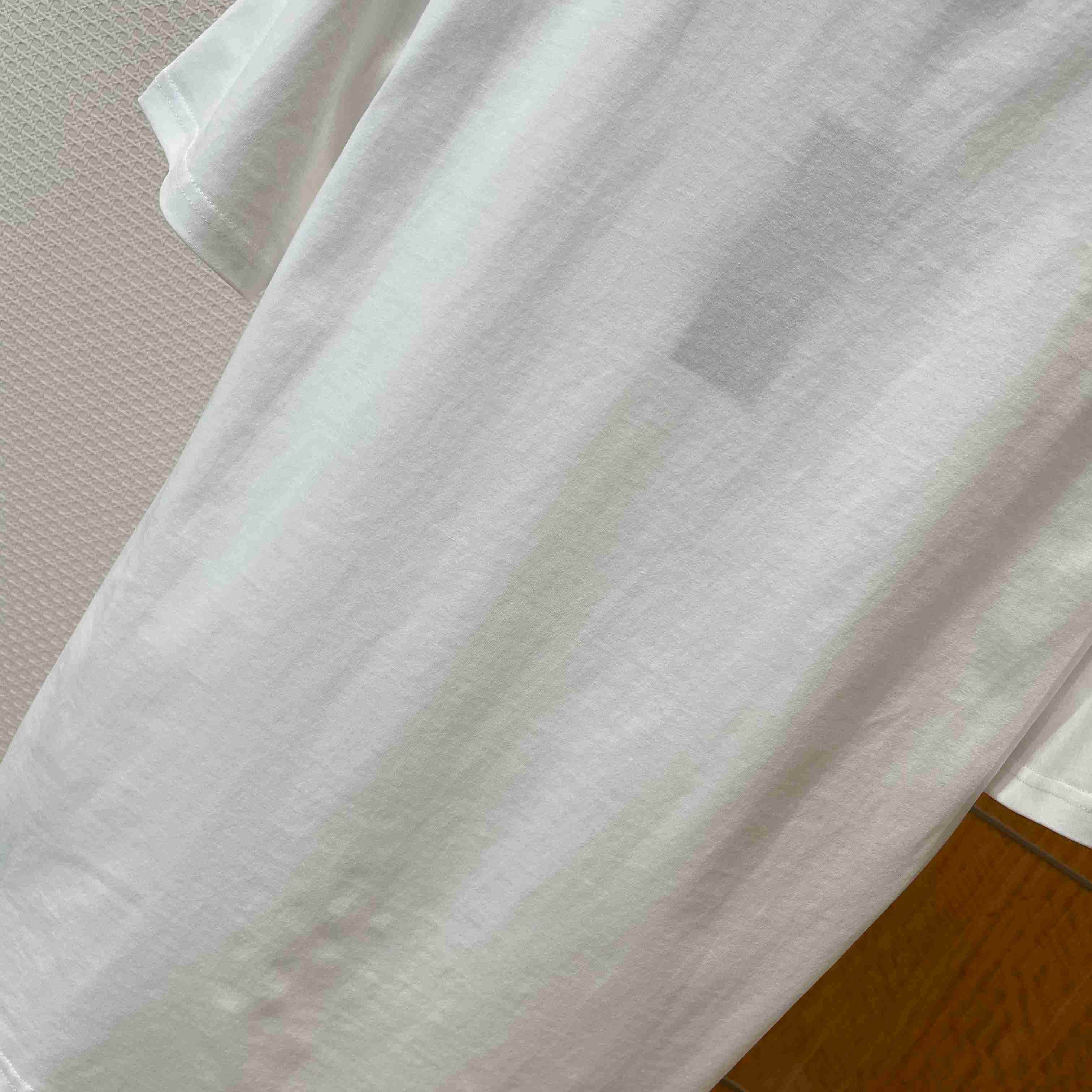 Dior T-Shirt with Dior Embroidery White - DesignerGu