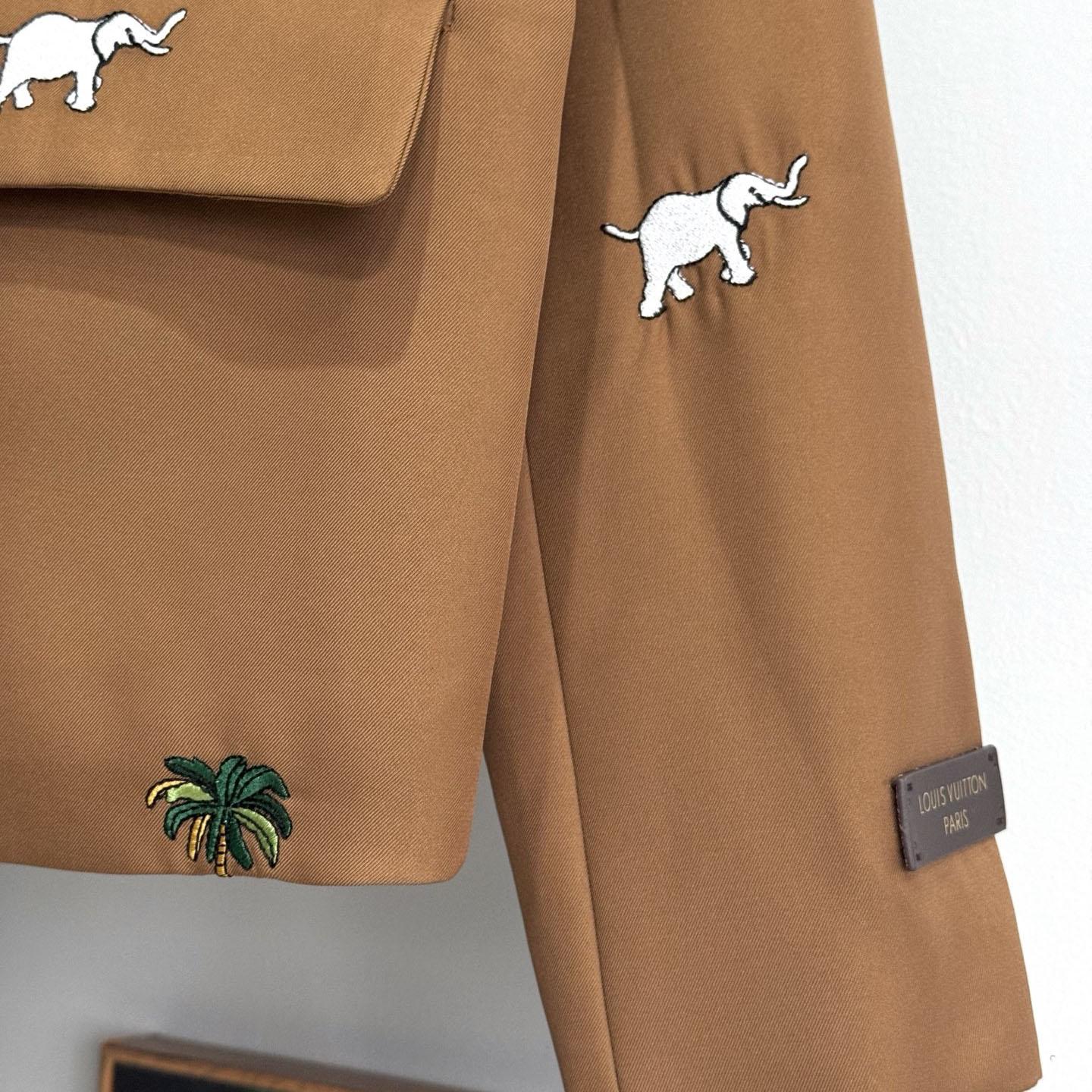 Louis Vuitton LV x The Darjeeling Limited Single-Breasted Jacket   1AJVIU - DesignerGu