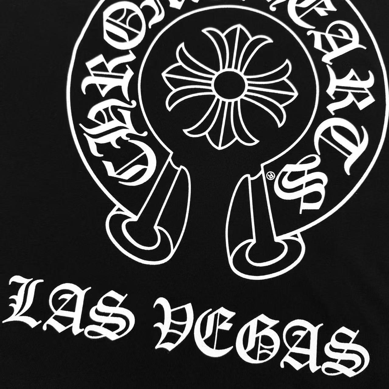 Chrome Hearts Las Vegas Exclusive Horseshoe Logo Pocket T-Shirt 'Black' - DesignerGu