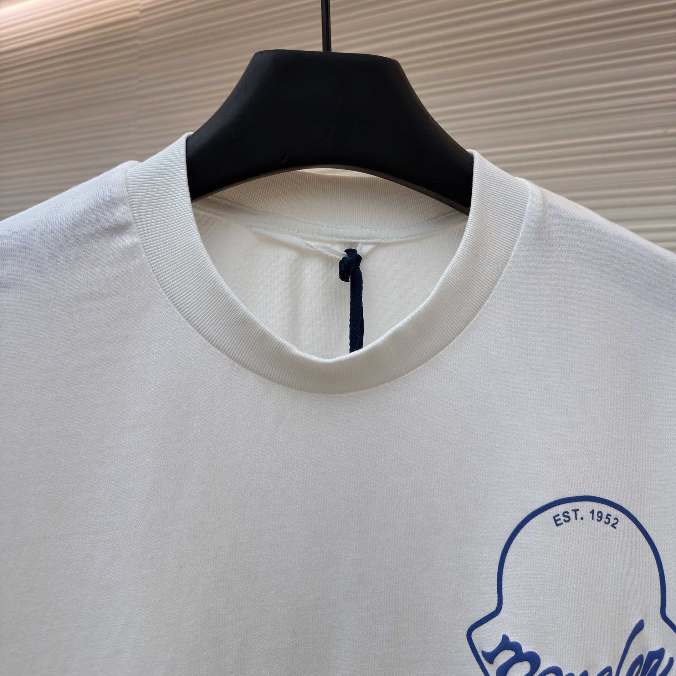 Moncler Logo Cotton T-Shirt - DesignerGu