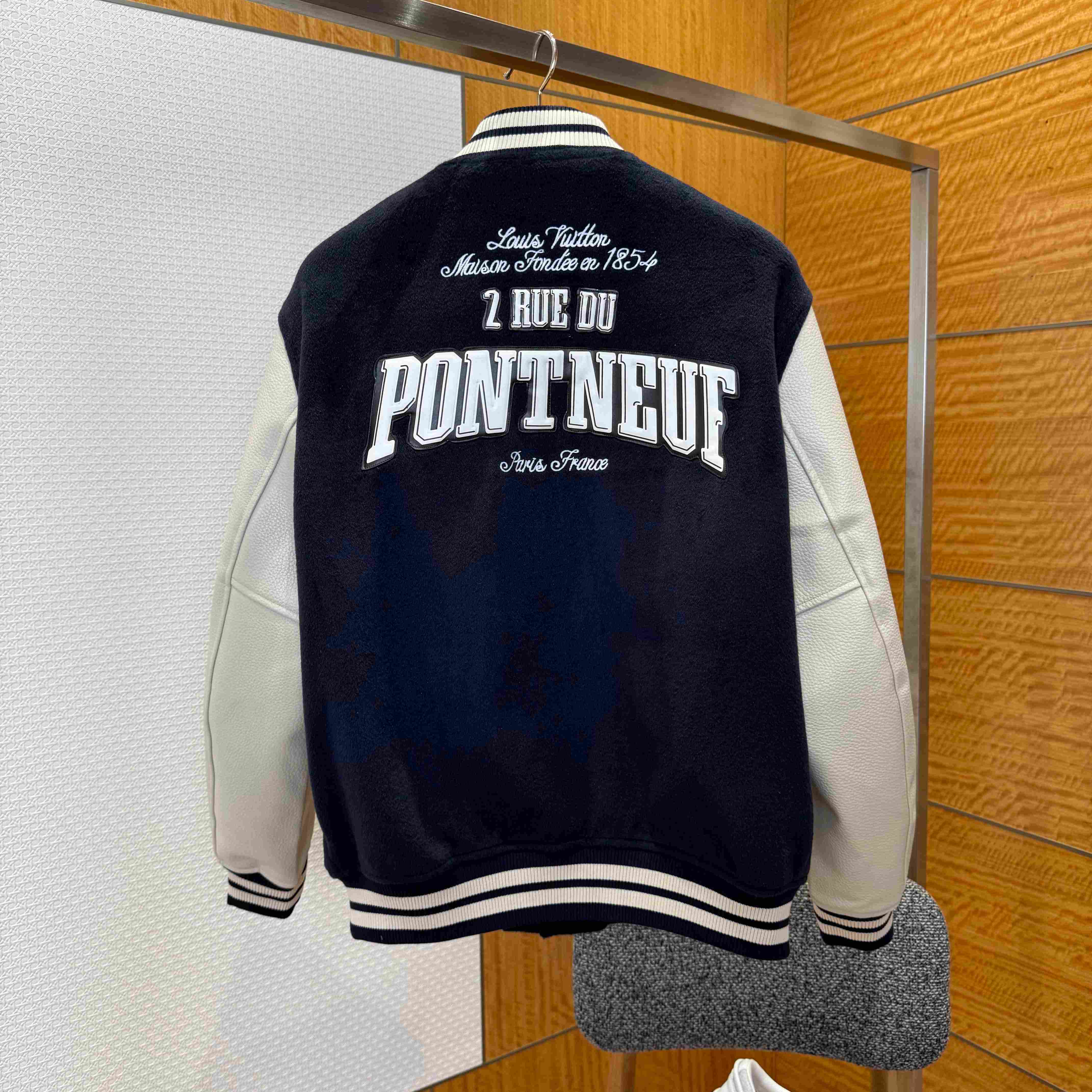 Louis Vuitton Leather Signature Varsity Jacket 1AILZC - DesignerGu