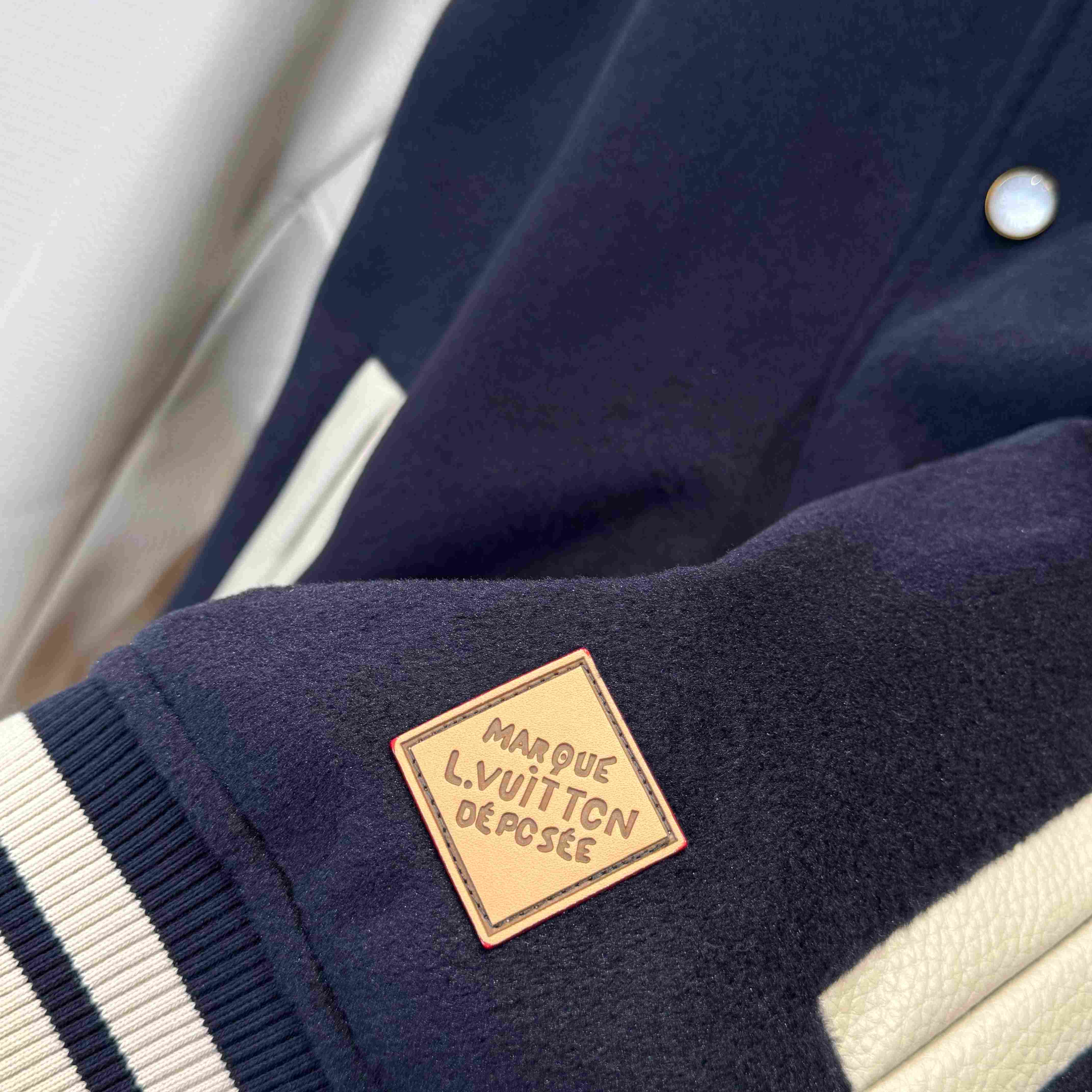 Louis Vuitton Leather Signature Varsity Jacket 1AILZC - DesignerGu