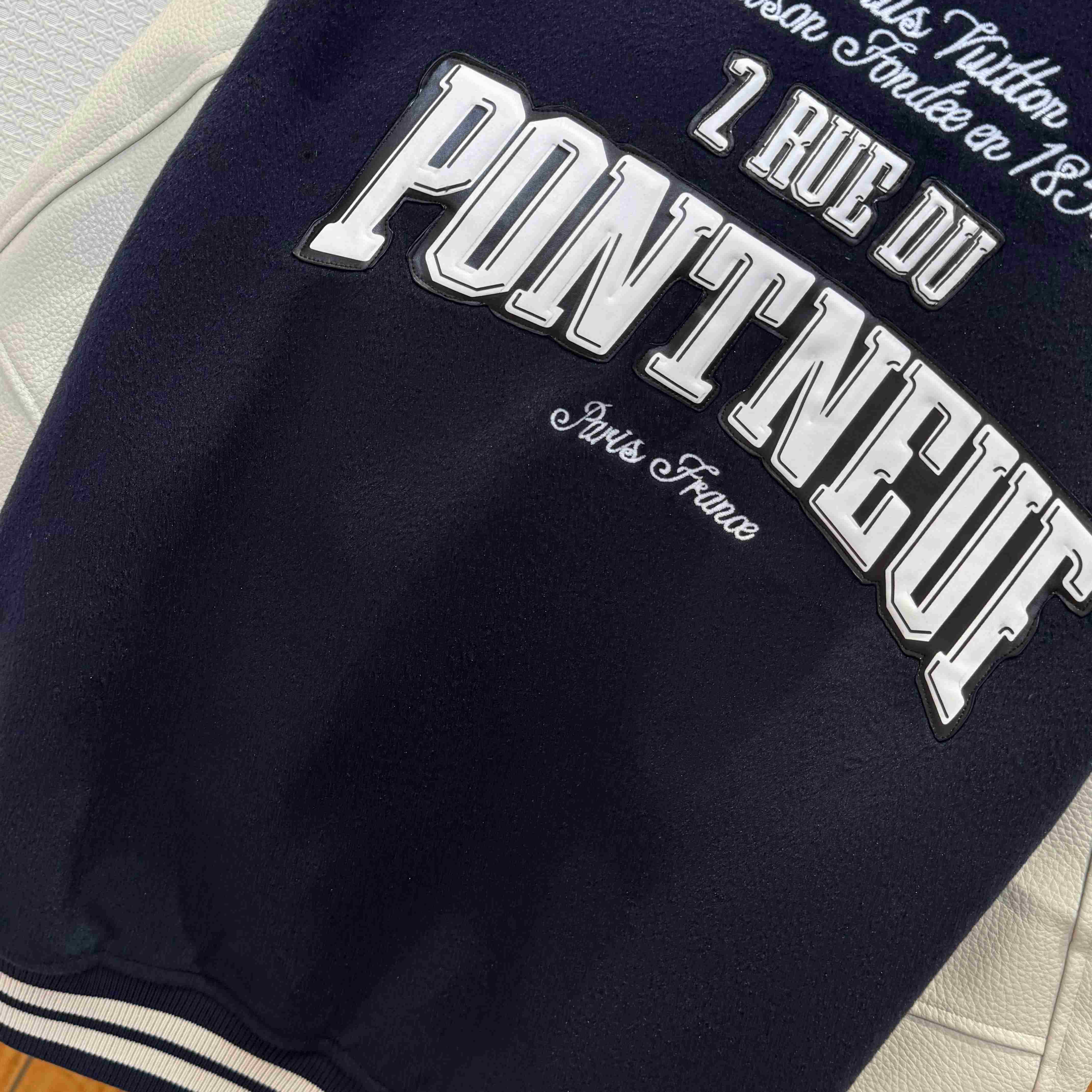 Louis Vuitton Leather Signature Varsity Jacket 1AILZC - DesignerGu