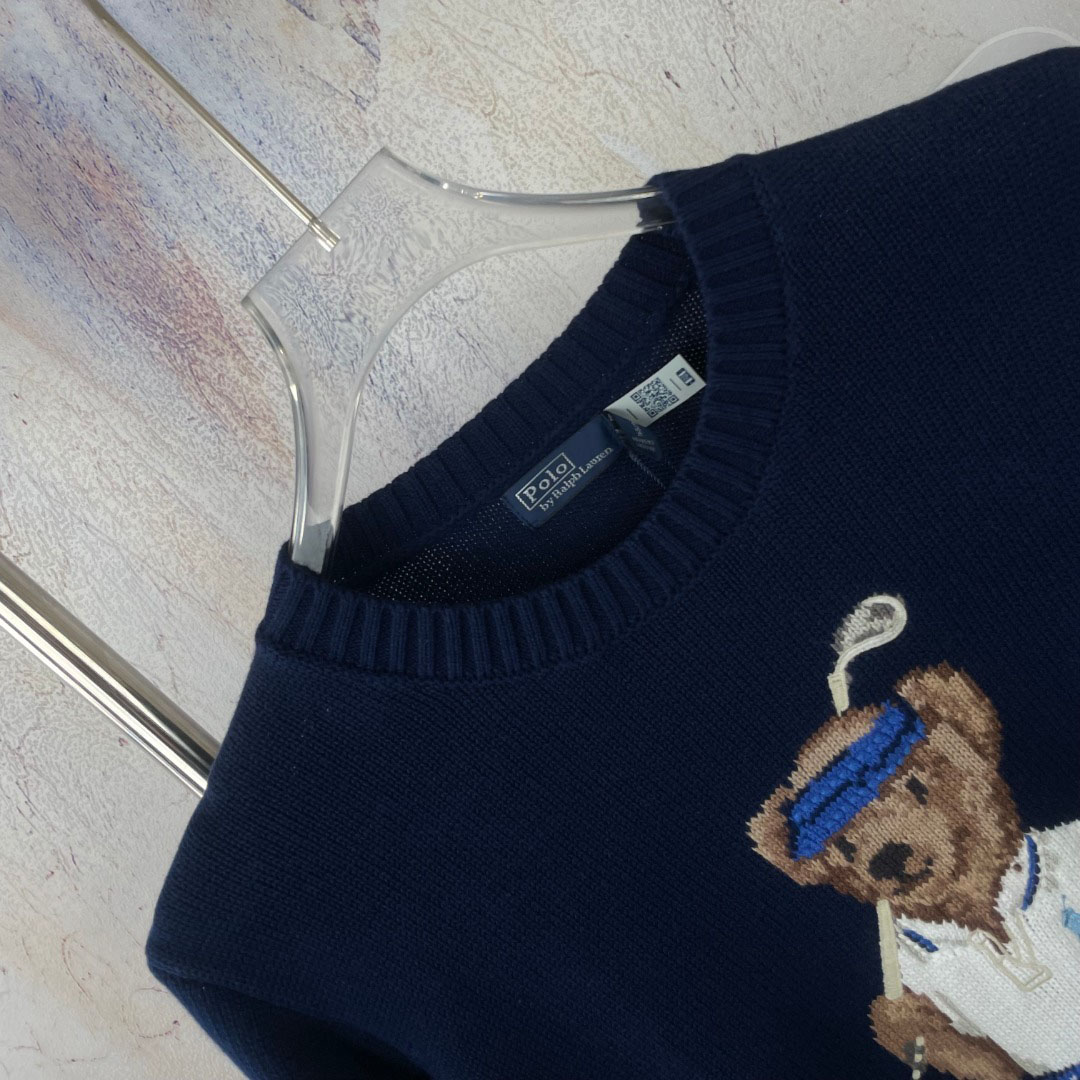 Ralph Lauren Polo Bear Cotton Sweater - DesignerGu