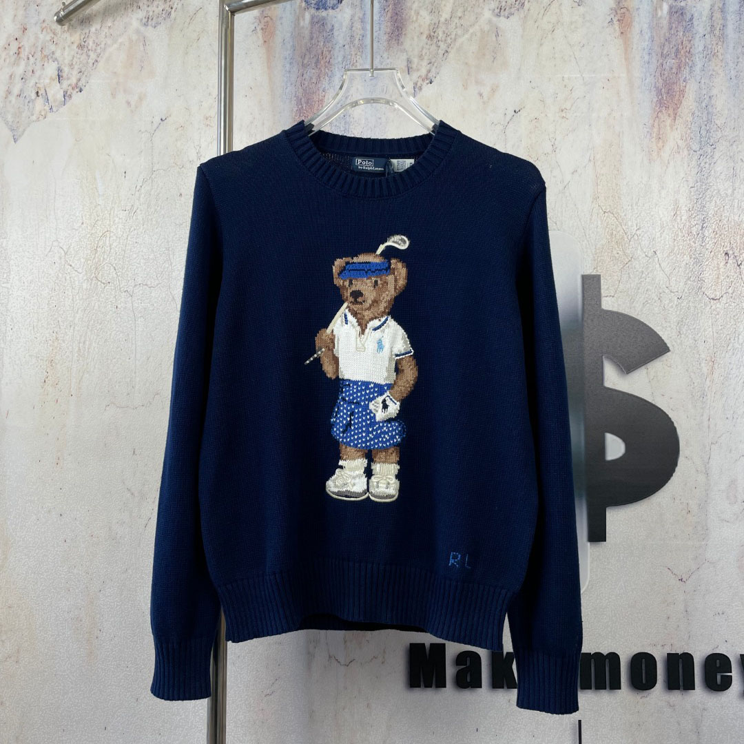 Ralph Lauren Polo Bear Cotton Sweater - DesignerGu
