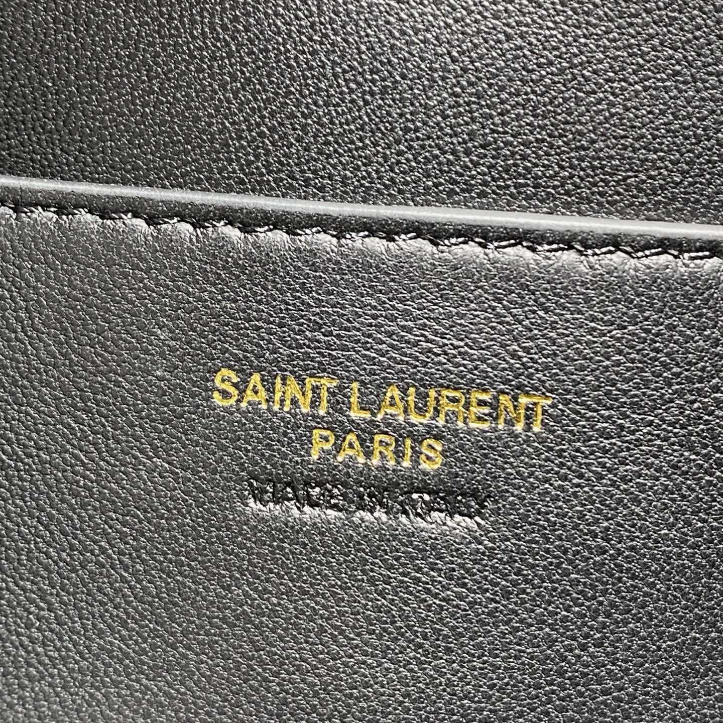 Saint Laurent Cassandre Large Pouch On Chain In Lambskin - DesignerGu