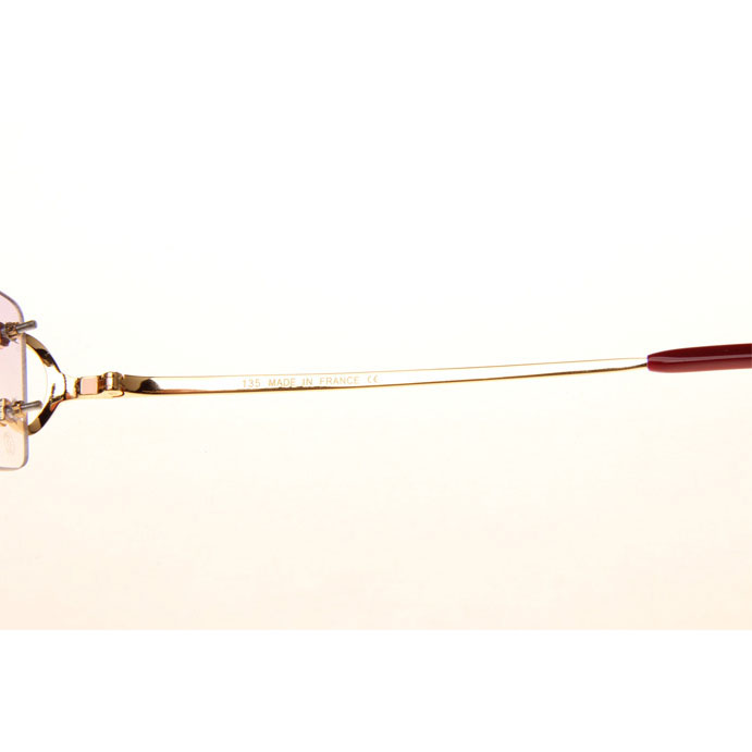 Cartier CT 4193830 Sunglasses In Gold Gradient Pink - DesignerGu