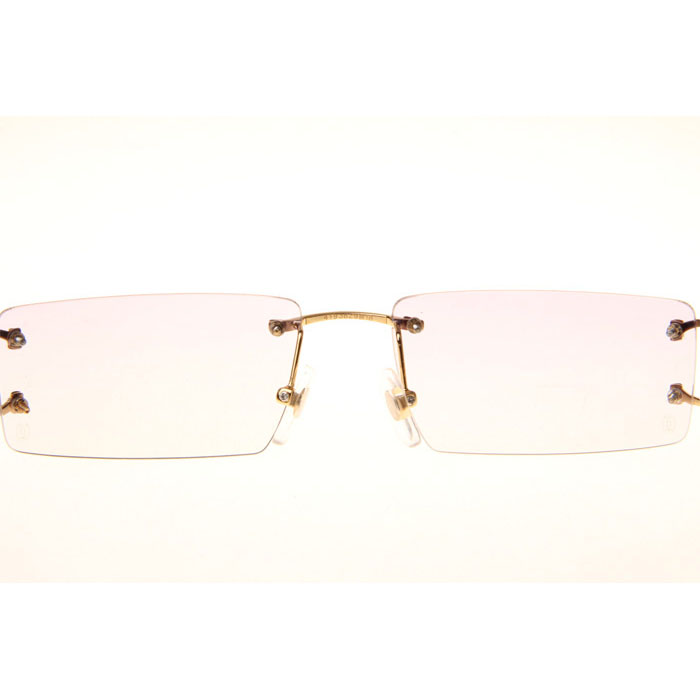 Cartier CT 4193830 Sunglasses In Gold Gradient Pink - DesignerGu