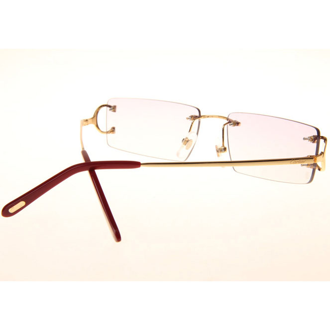 Cartier CT 4193830 Sunglasses In Gold Gradient Pink - DesignerGu