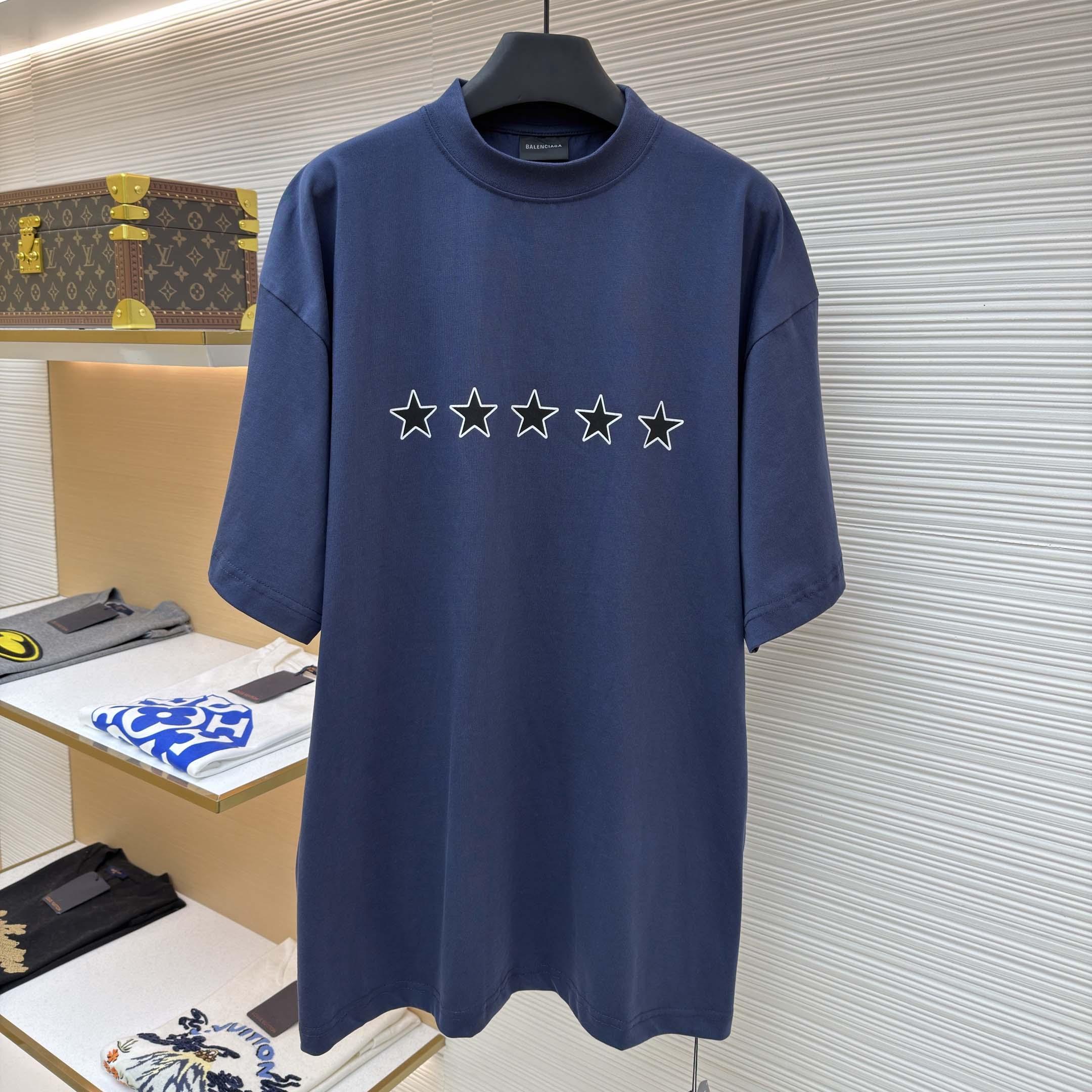 Balenciaga Star-print T-shirt - DesignerGu
