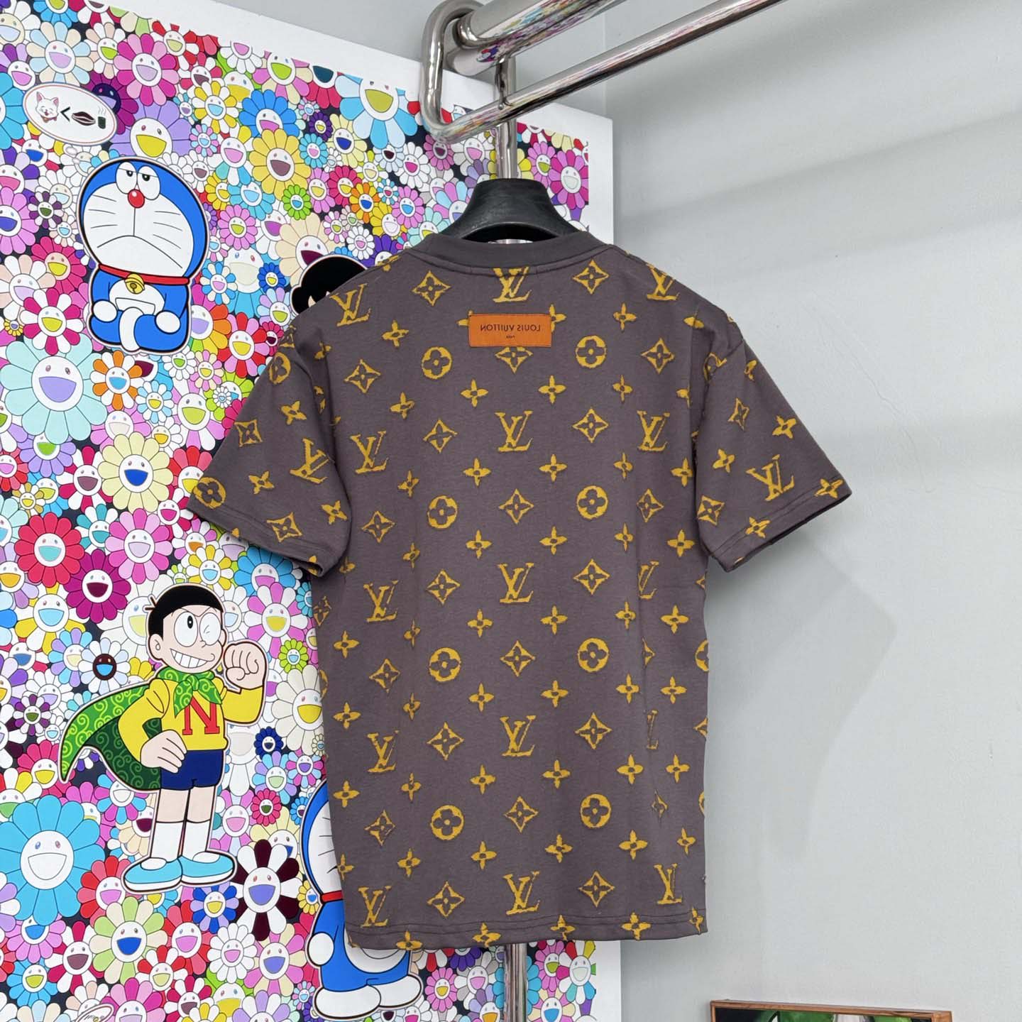 Louis Vuitton Monogram Short-Sleeved Crewneck - DesignerGu