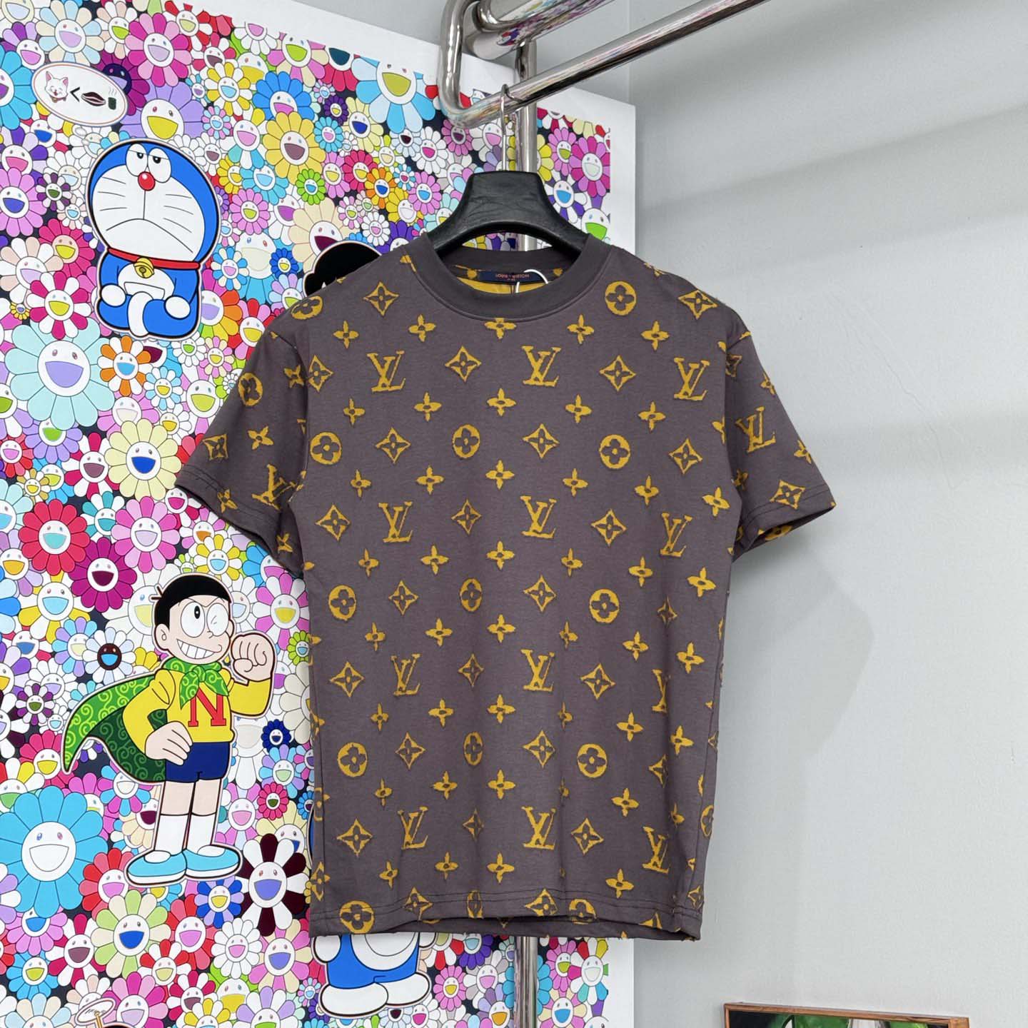 Louis Vuitton Monogram Short-Sleeved Crewneck - DesignerGu