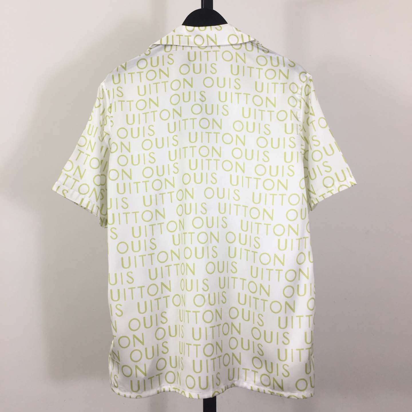 Louis Vuitton Short-Sleeved Printed Silk Shirt   1AJUTC - DesignerGu