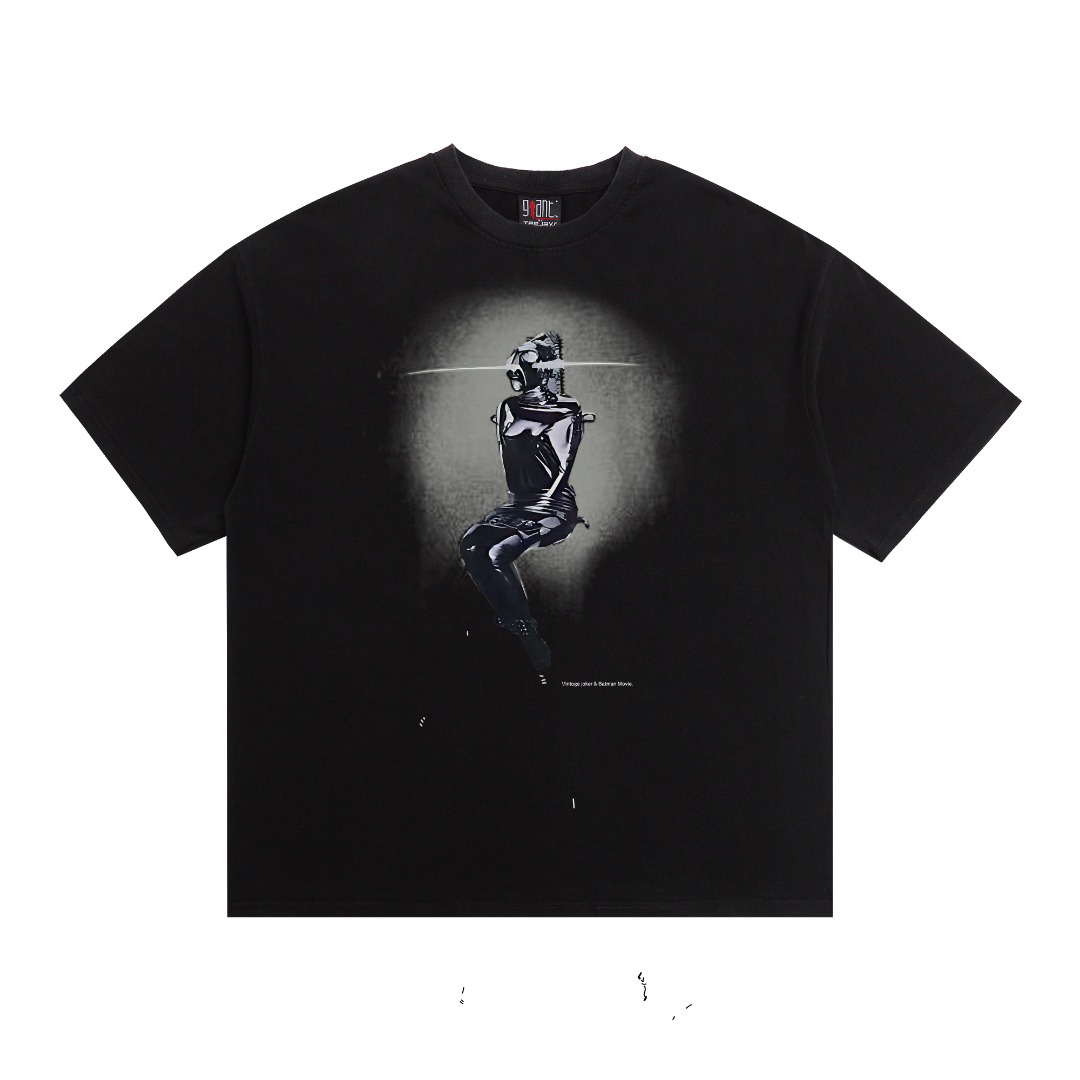Saint Michael Mask Srym Short Sleeve Tee 'Black' - DesignerGu