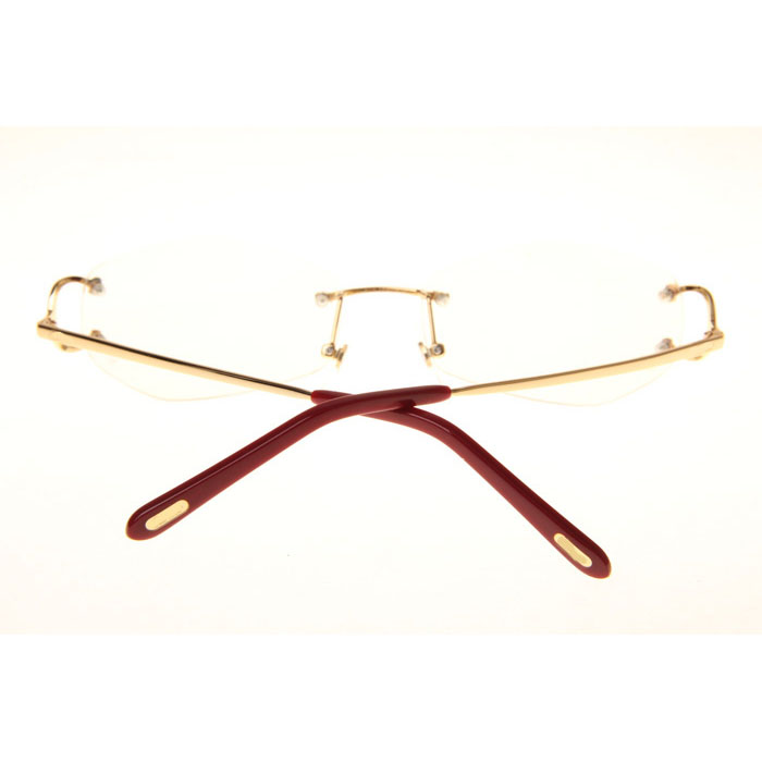 Cartier CT 4193831 Eyeglasses In Gold - DesignerGu