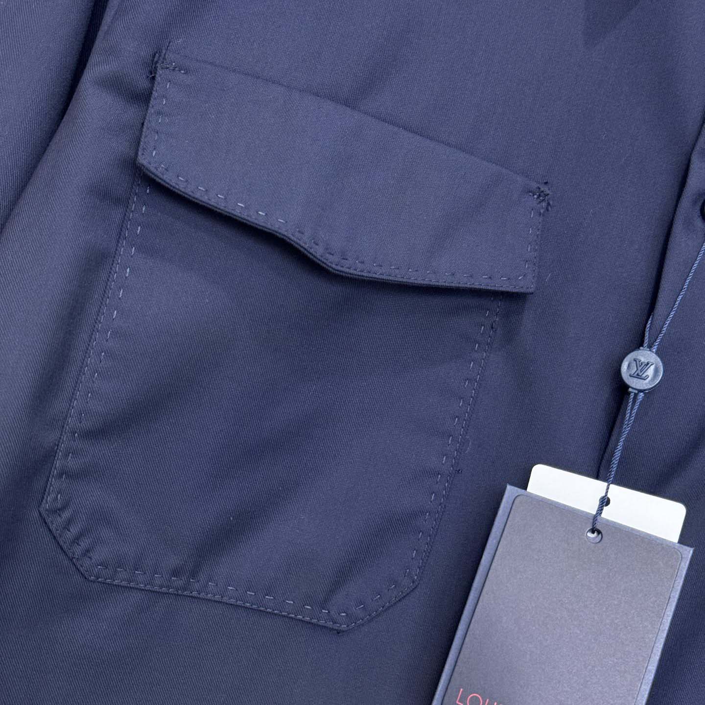 Louis Vuitton Long-Sleeved Cotton-Silk Crepe Shirt  1AJSPT - DesignerGu