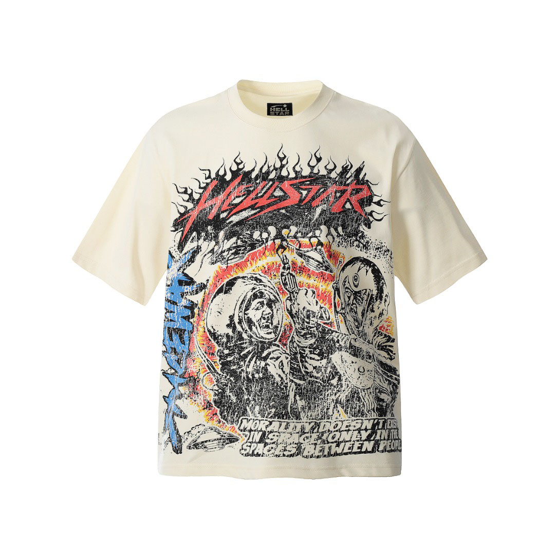 Hellstar Space War Graphic T-Shirt - DesignerGu