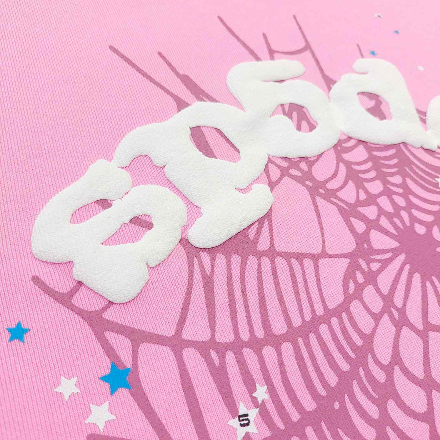 Sp5der OG Web Hoodie 'Pink' - DesignerGu