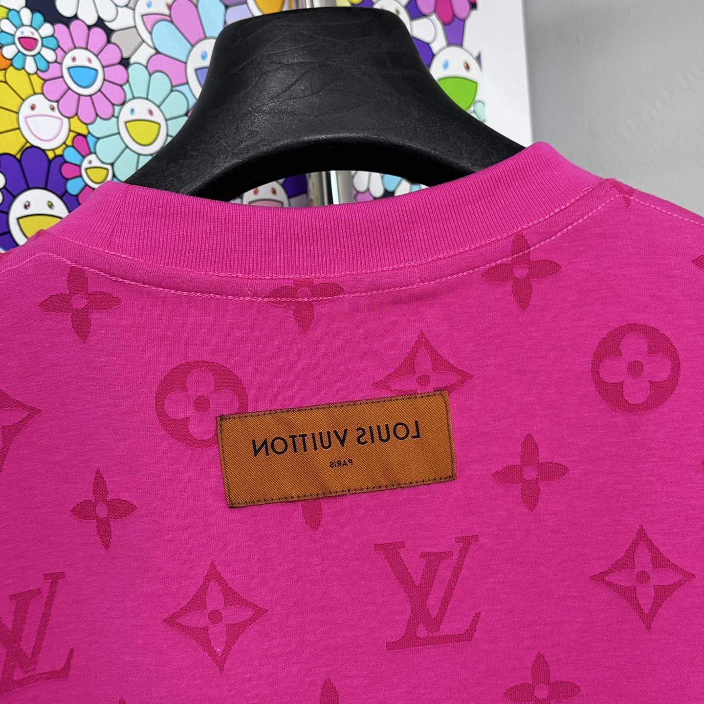 Louis Vuitton Monogram Short-Sleeved Crewneck - DesignerGu