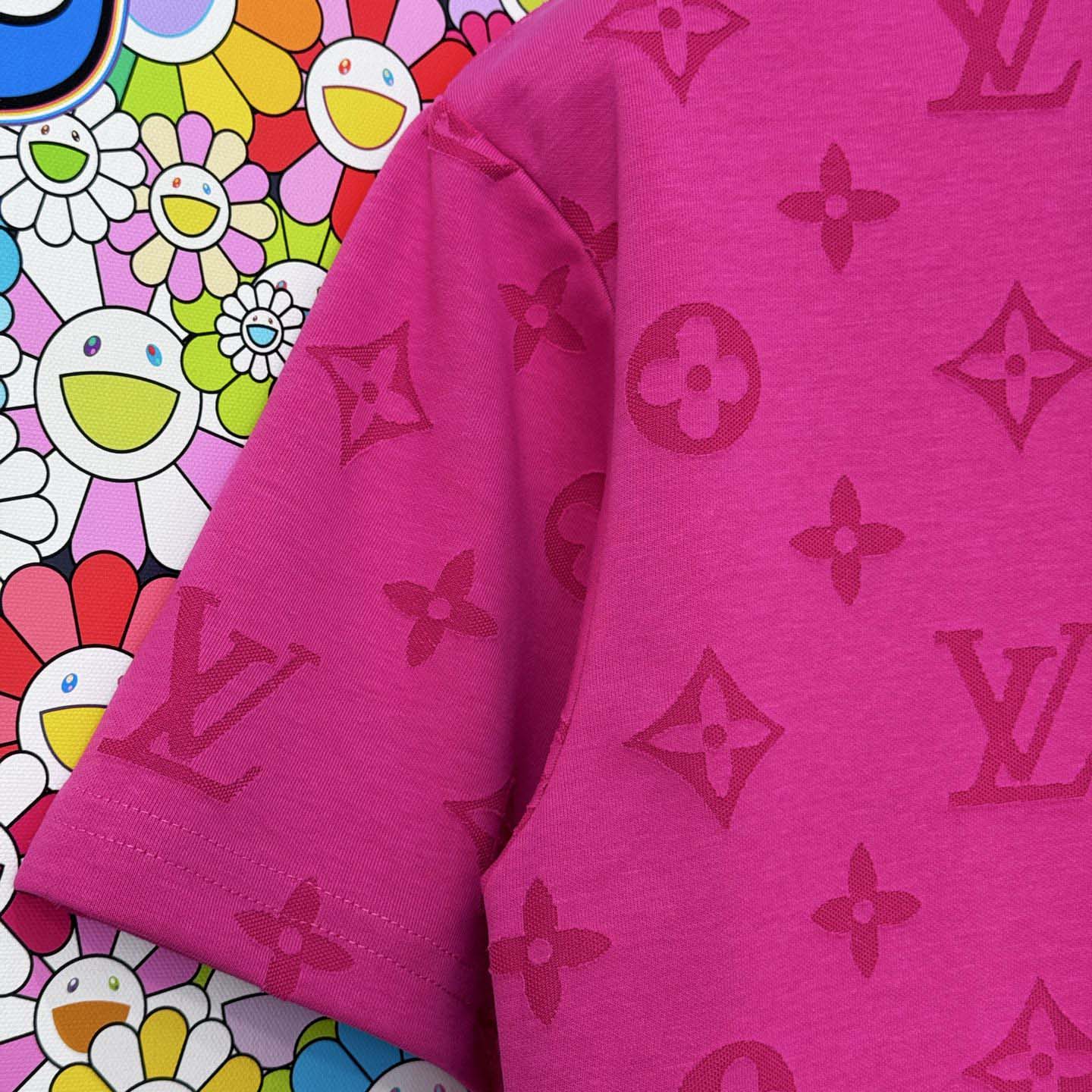 Louis Vuitton Monogram Short-Sleeved Crewneck - DesignerGu