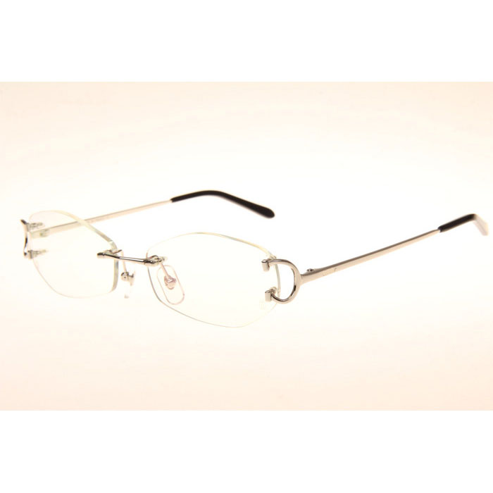 Cartier CT 4193831 Eyeglasses In Silver - DesignerGu