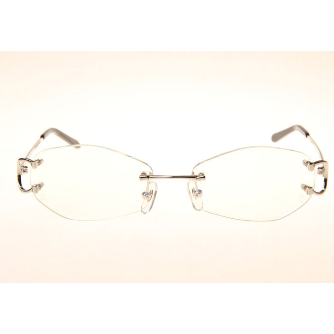 Cartier CT 4193831 Eyeglasses In Silver - DesignerGu