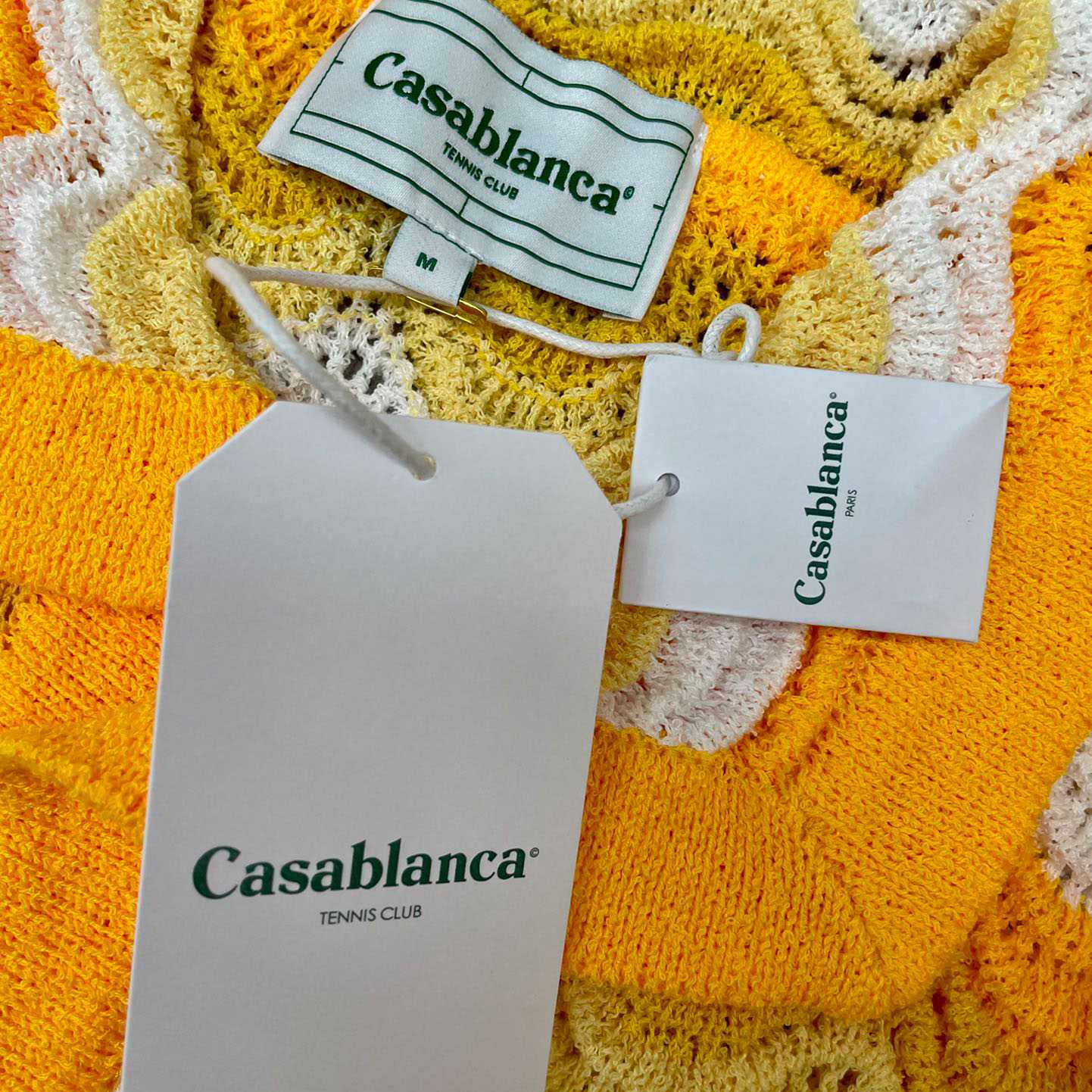 Casablanca Wavy Gradient Open Knit Shirt D009 - DesignerGu