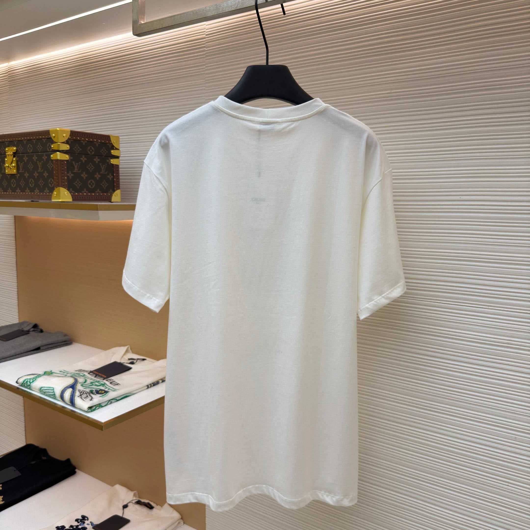 Celine  Loose T-shirt IN Cotton Jersey - DesignerGu