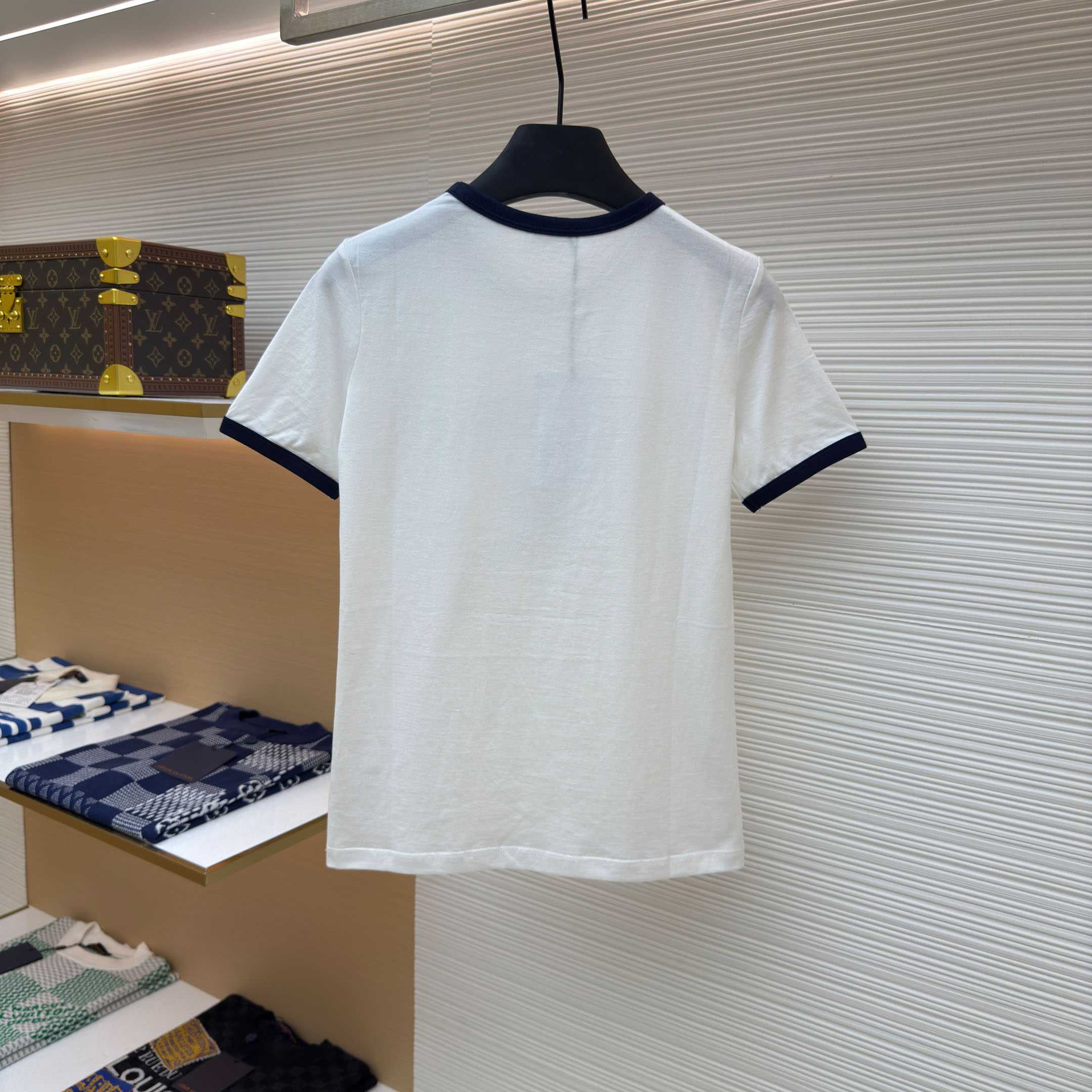 celine Paris T-shirt In Cotton Jersey - DesignerGu