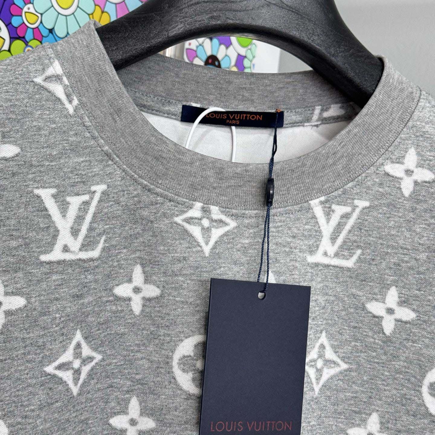 Louis Vuitton Monogram Short-Sleeved Crewneck - DesignerGu