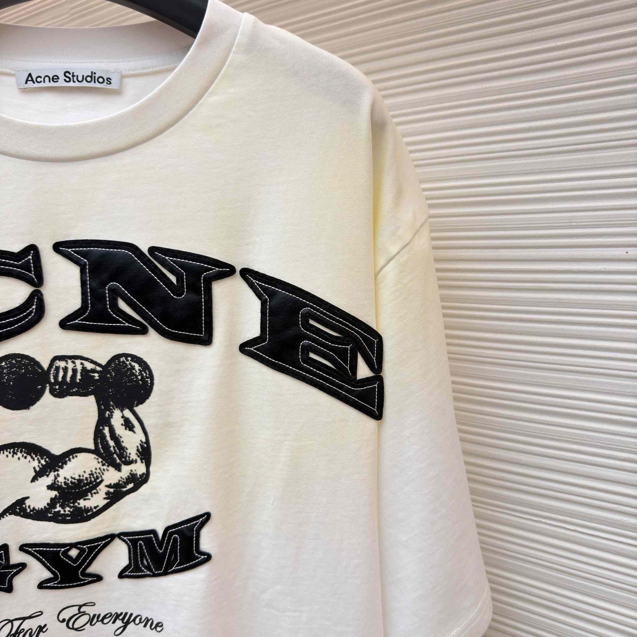 Acne Studios GYM LOGO T-SHIRT  - DesignerGu