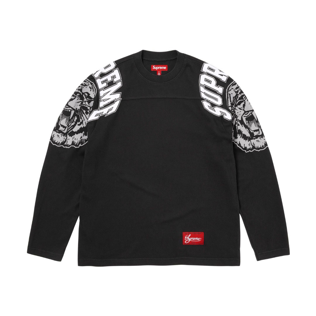 Supreme Mascot Long-Sleeve Football Top 'Black' - DesignerGu