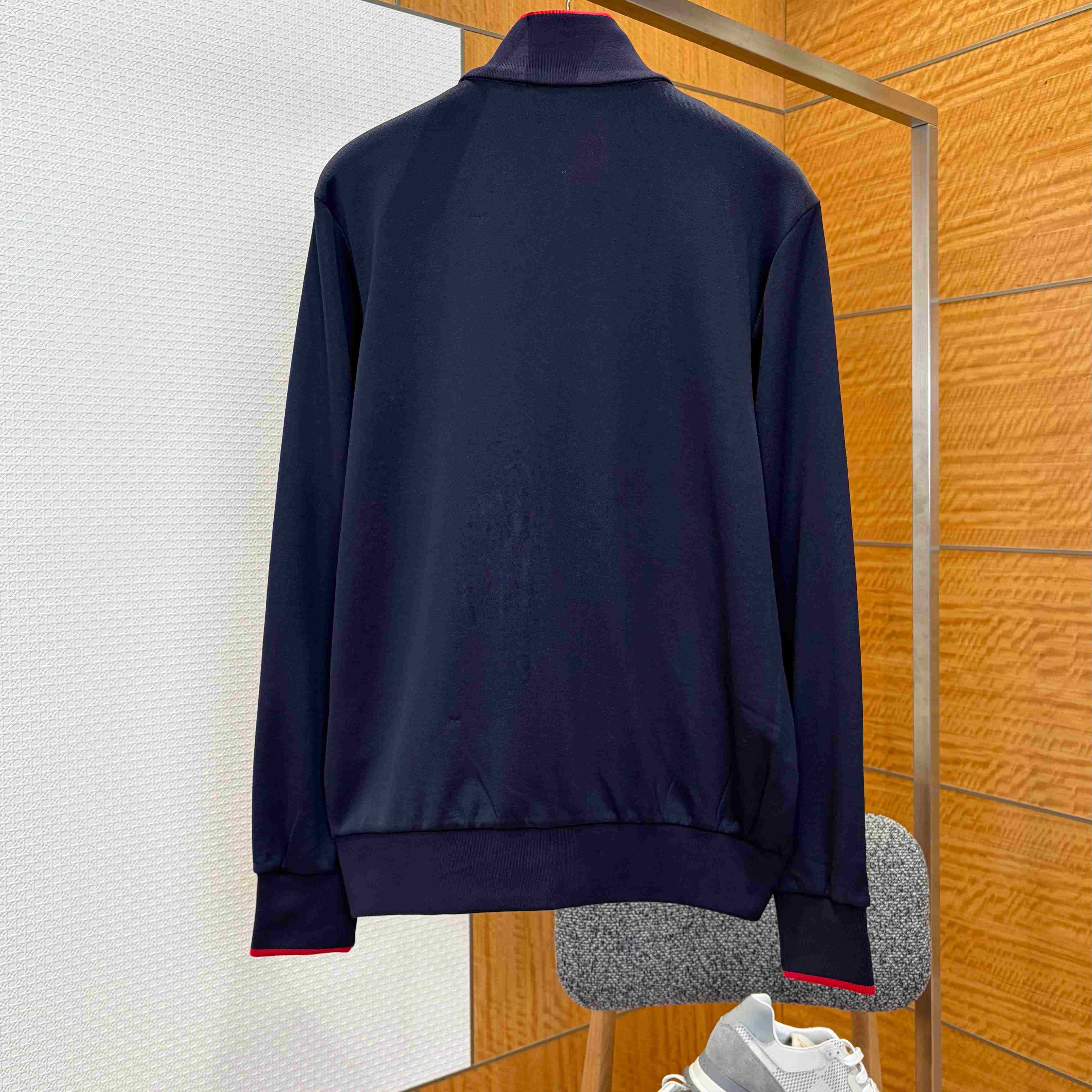 Gucci Technical Jersey Zip Jacket With Embroidery - DesignerGu