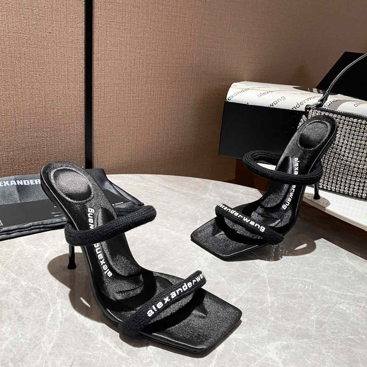 Alexander Wang  Julie 105mm Nylon Tubular Sandal - DesignerGu