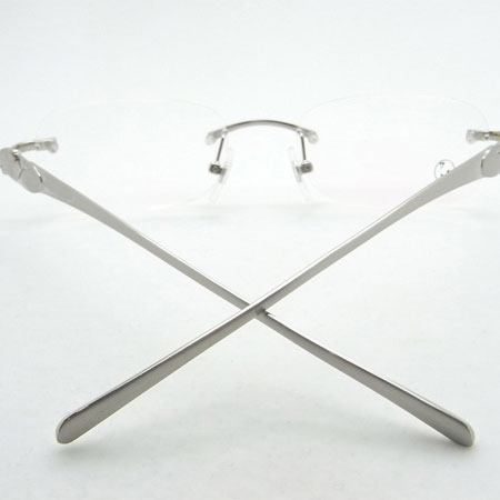 Cartier CT 5102336 Eyeglasses In Silver - DesignerGu